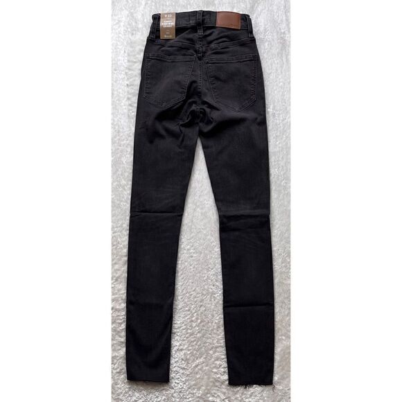 NWT Madewell Tall Curvy High-Rise Skinny Jeans in Black Sea, Size 23T - Picture 13 of 16